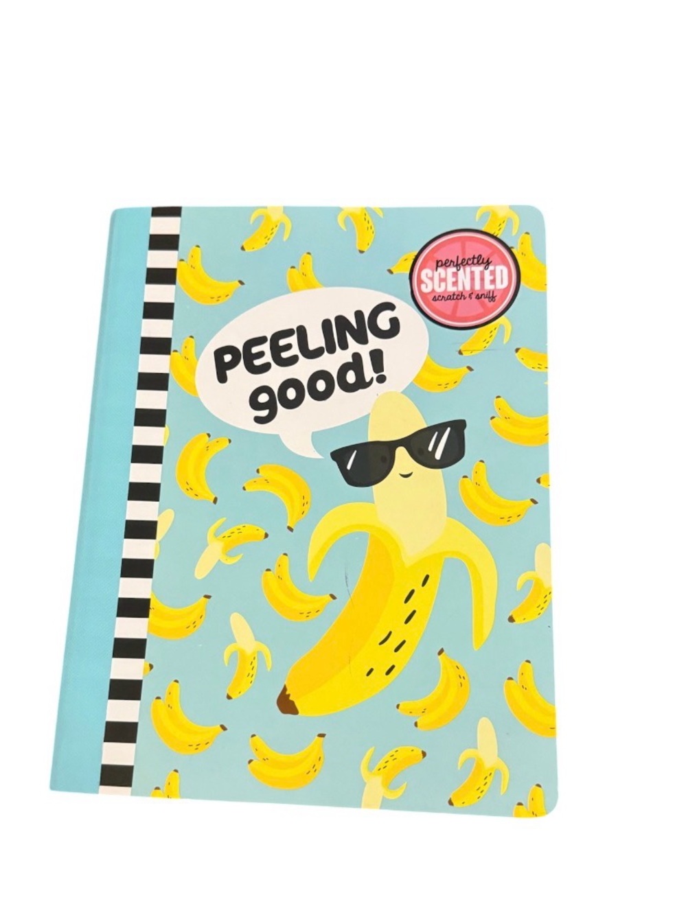 Amazon Kidcore scratch and sniff banana scented notebook